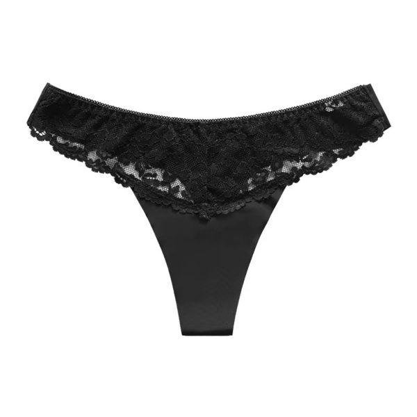 FLIRTY LACE THONG — 3 Pack