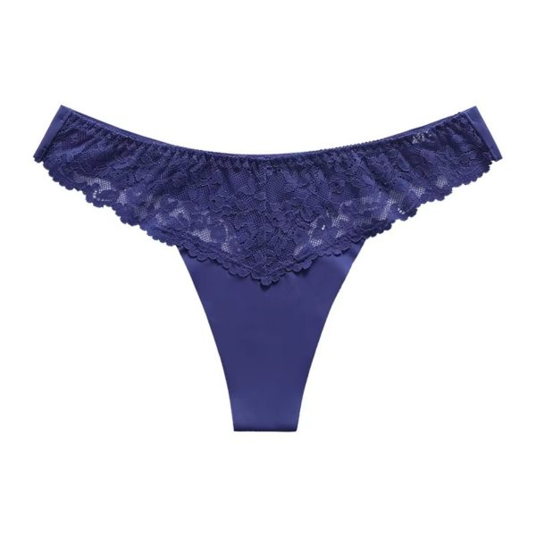 FLIRTY LACE THONG — 3 Pack