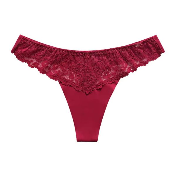 FLIRTY LACE THONG — 2 Pack
