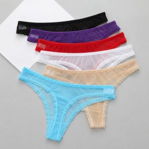 LACE FORM INVISIBLE THONG — 6 Pack